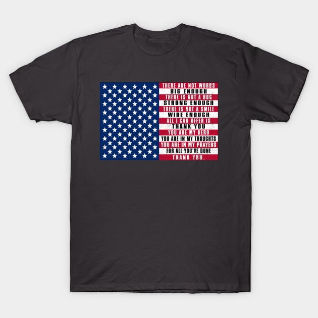 American Flag T-Shirt by berleeev